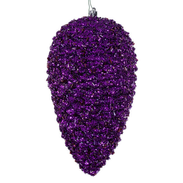 The Holiday Aisle® Vickerman 10" Glitter Pinecone. Wayfair